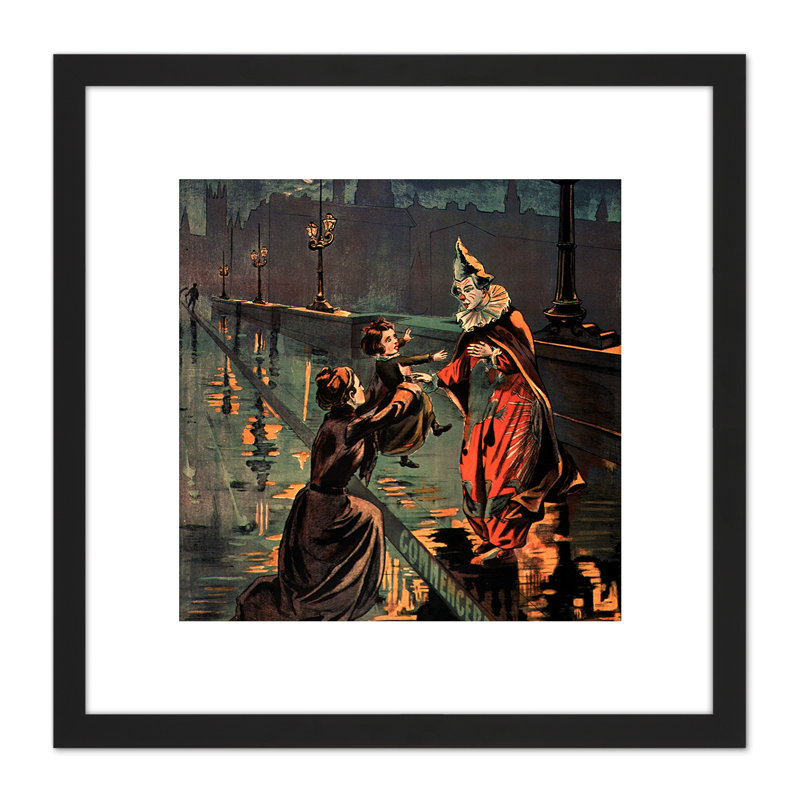 Delaroche Pradel Serial Story Mam'zelle Miouzic Advert - Single Picture Frame Painting