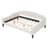 Full Size Upholstered Tufted Daybed, Beige