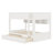 Bunk Bed with  LED Light and Two Drawers-1411467761