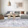 Elegant Oriental Machine Washable Rug with Rubber Anti-Slip Backing Ideal for Living Room, Dining Room, Bedroom, Office & Playroom
