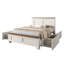 Farmhouse Panel Bed with Side Storage Drawers and Two-Tone Wood Finish-444795438-446035311