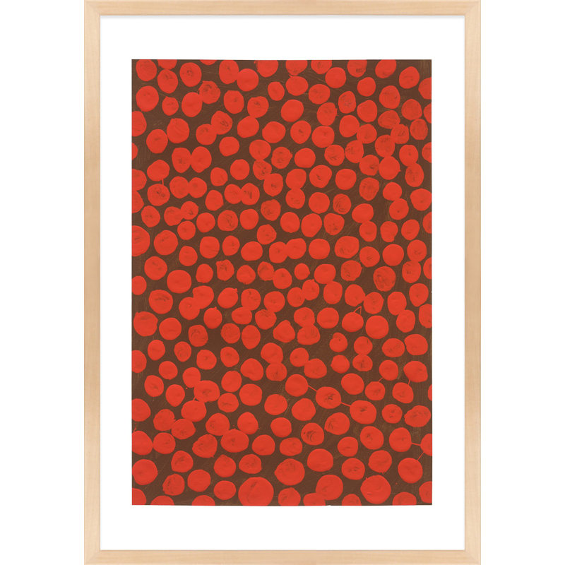 Navi Salsa on Brown par Michela Sorrentino - Peinture, Brun, H 25 po x l 17,5 po x P 1,25 po