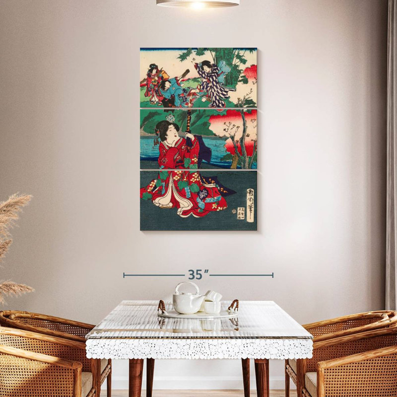 Leisha The Tale Of Genji, 45" H x 28" W