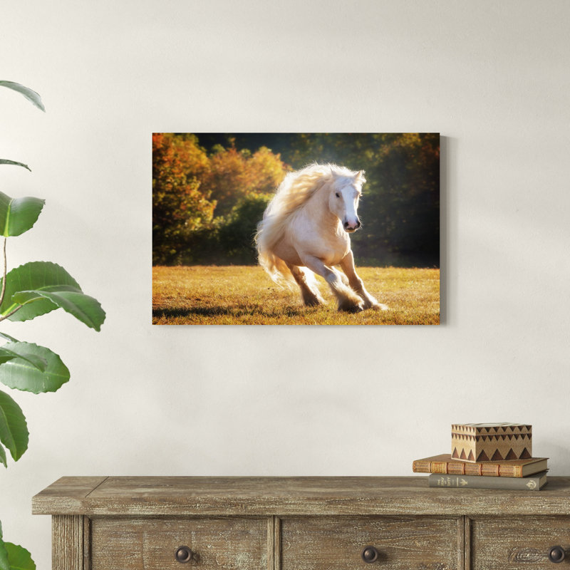 Horse Motion IV, H 20 po x l 30 po x P 1,25 po