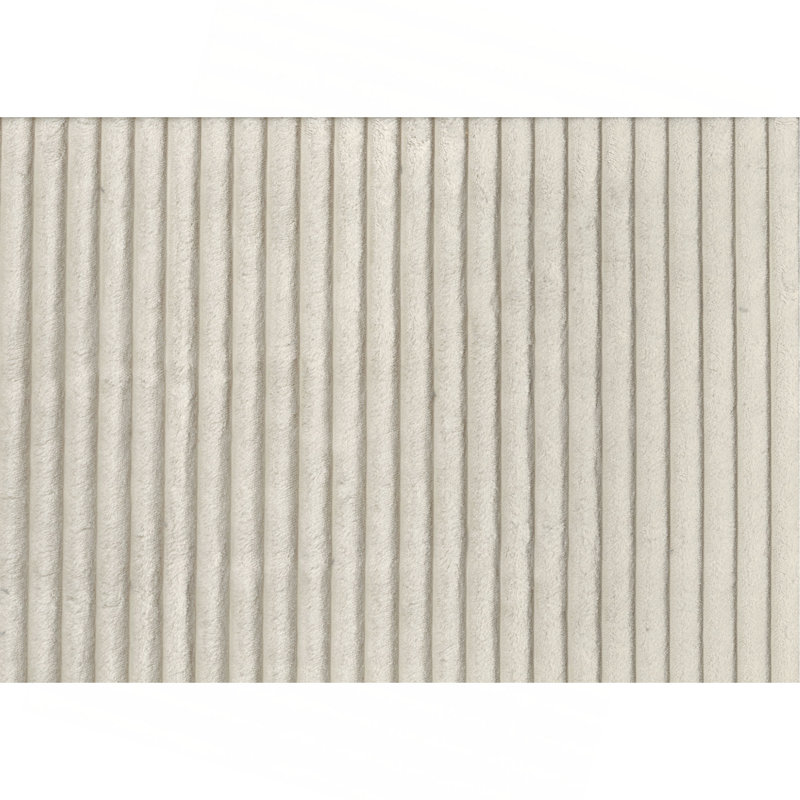 1 pièce Modulaire de repose-pieds de salon en velours côtelé pelucheux de tissu d'ameublement modulaire (pièce modulaire seulement)