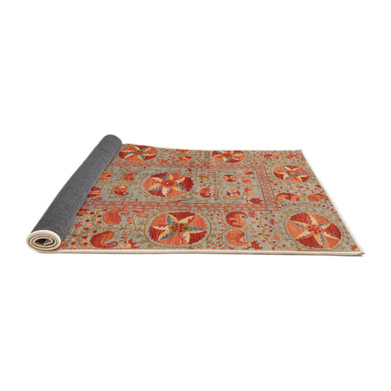 Tapis abstrait moderne 3909, Rond 6 pi