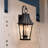 21 Inch Mate Black Outdoor Wall Lantern