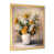 Toile avec cadre photo doré