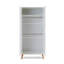 Maya Double Wardrobe - White with Natural-134117013