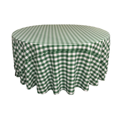 Joice Gingham Round Tablecloth