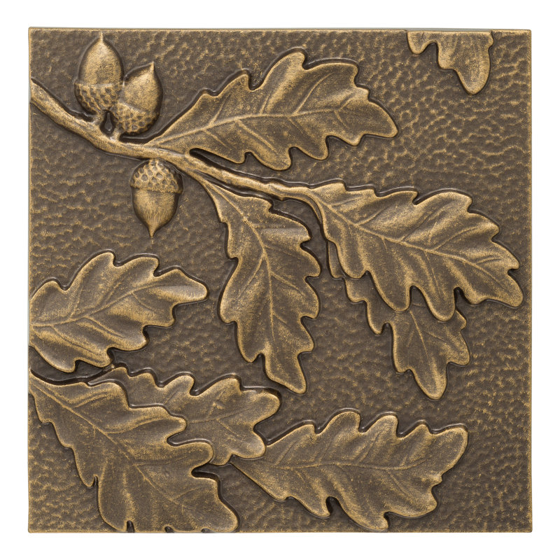 Oakleaf Wall Decor, French Bronze