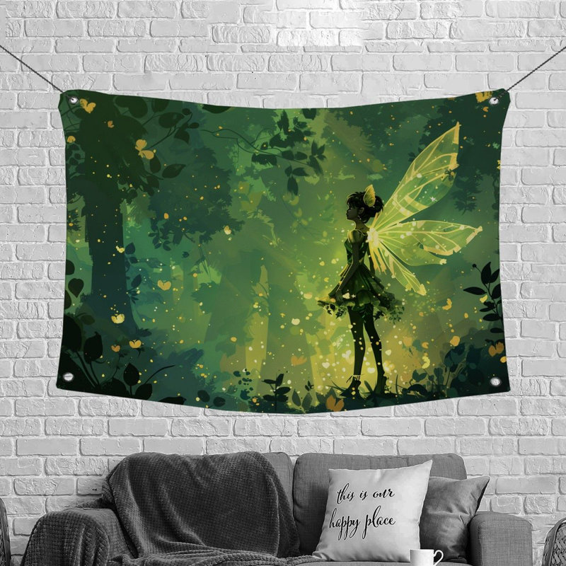 Microfiber Fabric Tapestry, 68" H x 80" W