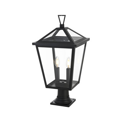 Lampadaire d'extérieur noir Leandra