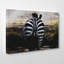 Zebra Rear - Wrapped Canvas-19093086