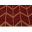 Tapis en laine rouge/bourgogne à la main gold oriental traditionnelle noué la Bunceton-31791302