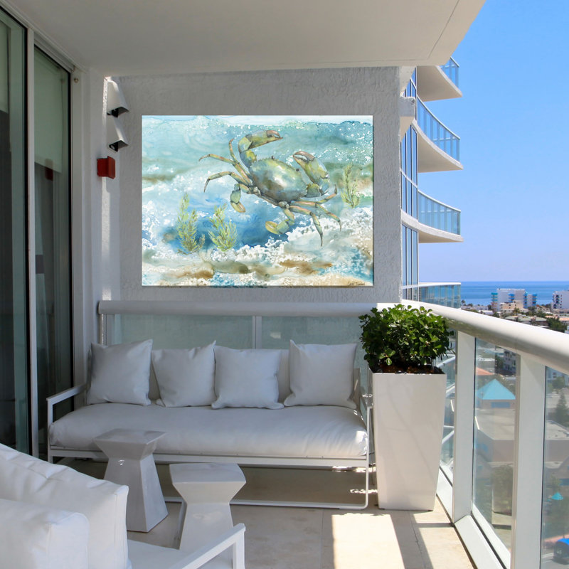 Art sur toile crabe Sea Life