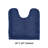 Llarely 100% Cotton Reversible Tufted U-shape Toilet Rug Ultra-Absorbent, Machine Washable 20 x 20 Contour Mat-110275824