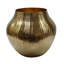 13.5X13.5X11.5" Aluminum Chisel Flower Vase