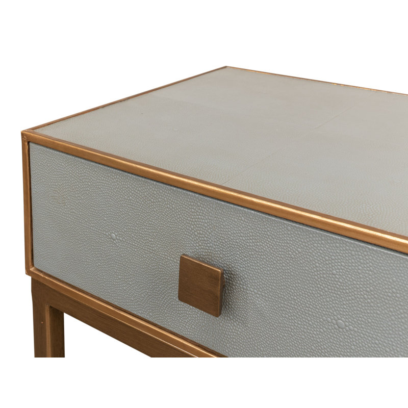 Gillian 1 - Drawer Solid Wood Nightstand
