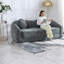 Canapés convertibles à compression, fauteuil inclinable 86 po Chenille
