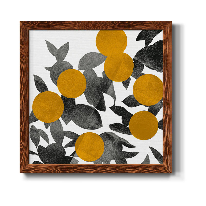 " Shadow Branch II ", 31.5" H x 31.5" W x 1.5" D, Maple Framed