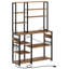Retro 10-Tier Office Baker's Rack With 4 AC Outlets-384374718