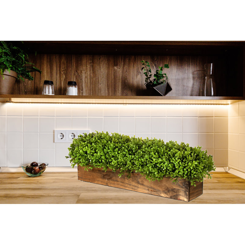 8 " H Faux Boxwood Grass