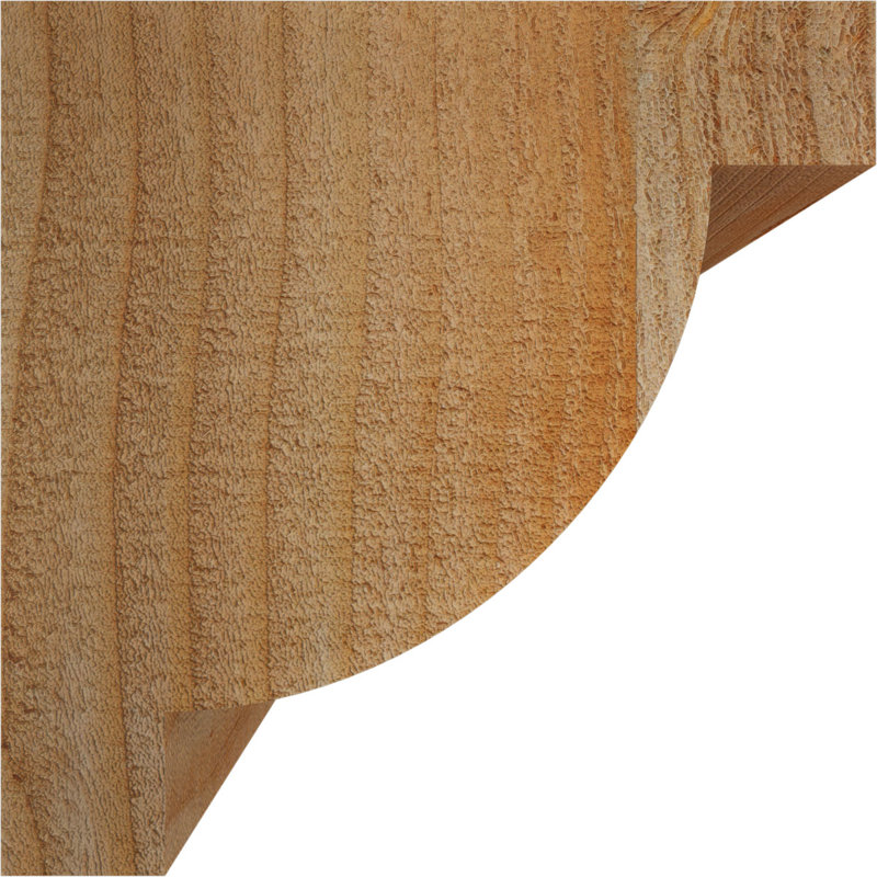 Corbeau alpin, H 6 po x l 6 po x P 6 po, Sapin de Douglas, Sciage brut