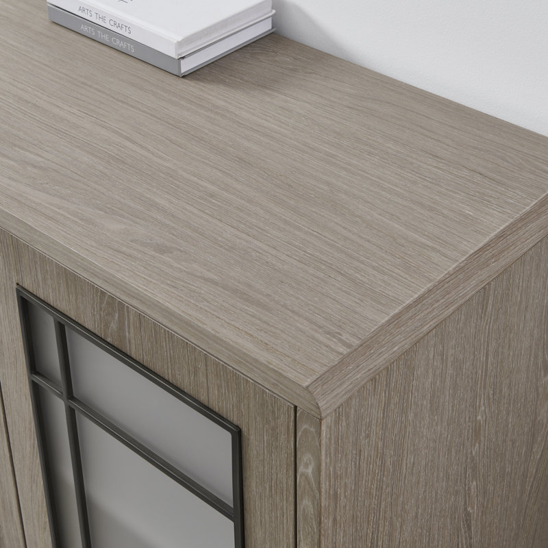 Console multimédia 72 po avec foyer électrique l 72,8 po | Meuble télé pour téléviseur de 75 po ou moins | Buffet avec rangement