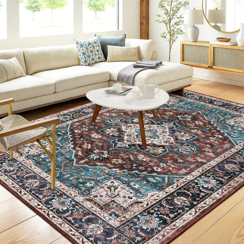 Tapis lavables 9 x 12 tapis rétro pour chambre à coucher