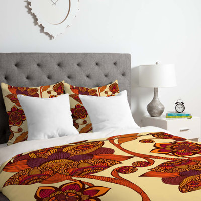 Valentina Ramos Polyester Floral Duvet Cover