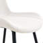 Chaise en cuir avec coussin de dossier-808260314