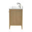 Ensemble de meuble-lavabo autoportant à double cuve 60 po avec plateau en marbre lavabo Lavallon-105275162-105275163