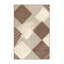 Tapis moelleux doux et moelleux à carreaux brun et beige BCBG Ealey-1779353513