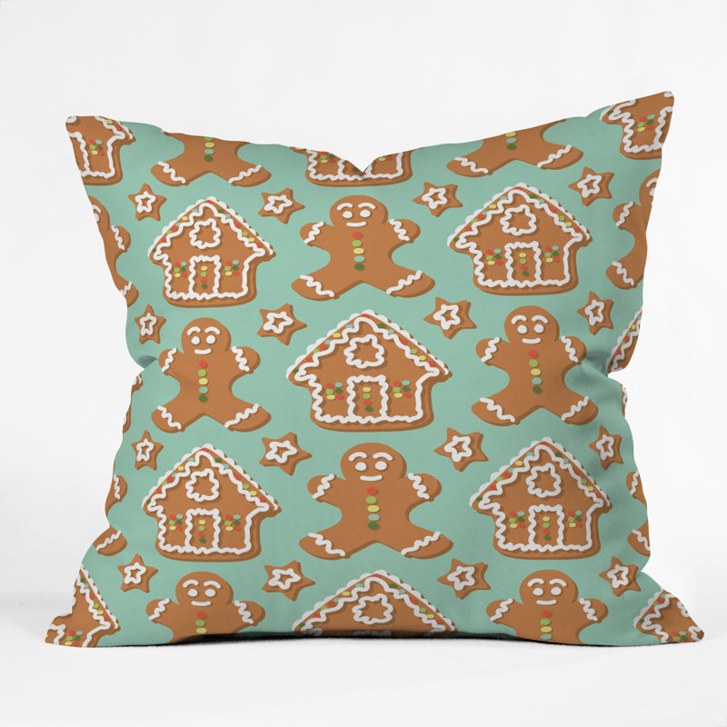 Christmas Kitchen Throw Pillow, 16" x 16"