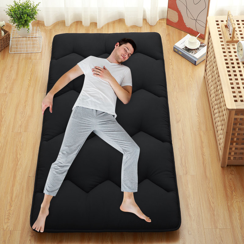 Matelas futon japonais, Twin, Black