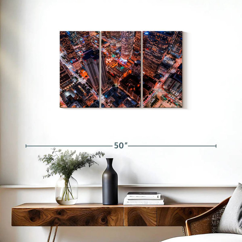 Sireci Los Angeles Night Lights, 20" H x 33" W