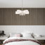 Lustre géométrique 5 lumières à abat-jour Aickel-22375425