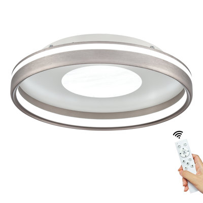 Florence Modern Led Flush Mount Ceiling Light With Remote Control