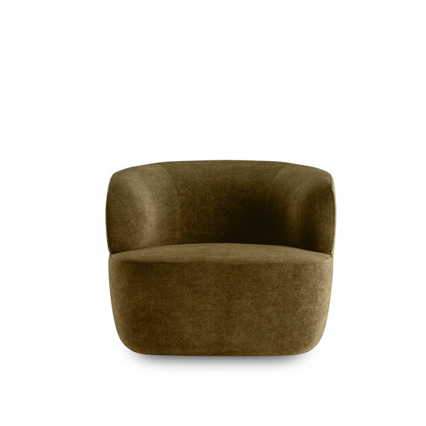 Molteni&C Elain Swivel Barrel Chair | Perigold