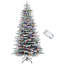 Arbre de Noël artificiel enneigé 7,5 pi-162886693
