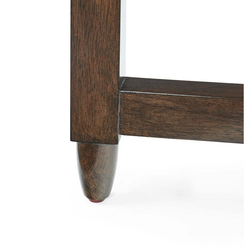 Solid Wood Tray Top End Table