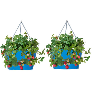 Pot à fleurs suspendu en métal Christiann
