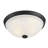 Breanna 2-Light Flush Mount in Black-31902400-31902398