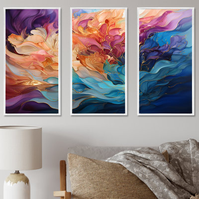 Goslar - Aurora Borealis Canvas Art Set