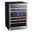 EdgeStar Dual Zone 23.5'' Built-In 46 Bottle Wine Refrigerator with Reversible Door