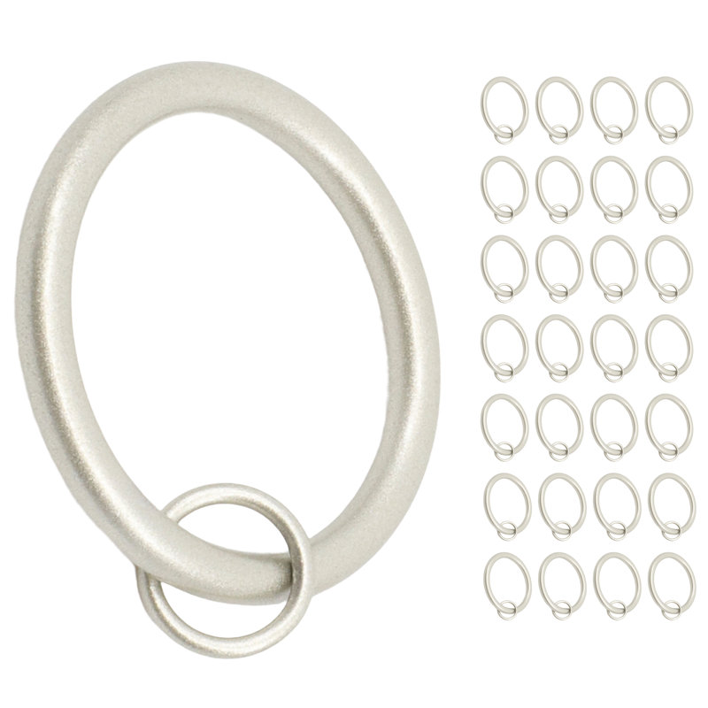 Curtain Rings, Pewter