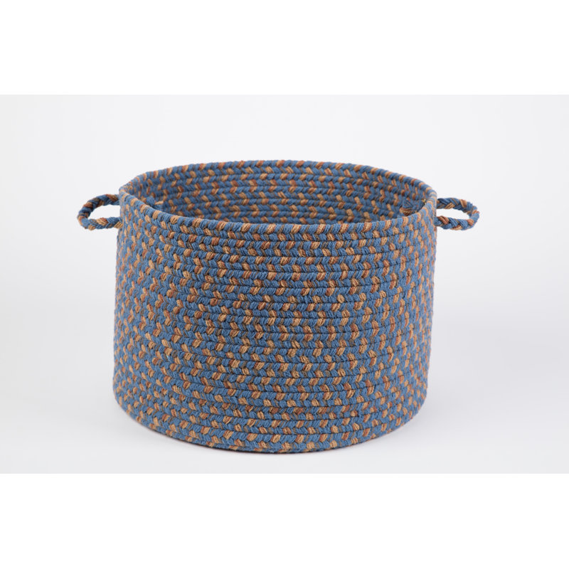 Panier Charlise, Lac bleu, H 12 po x l 18 po x P 18 po