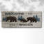 «Bears Welcome», reproduction sur toile tendue-673412080