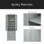 Grande armoire de rangement avec trois tiroirs pour la salle de bain / bureau-691653046
